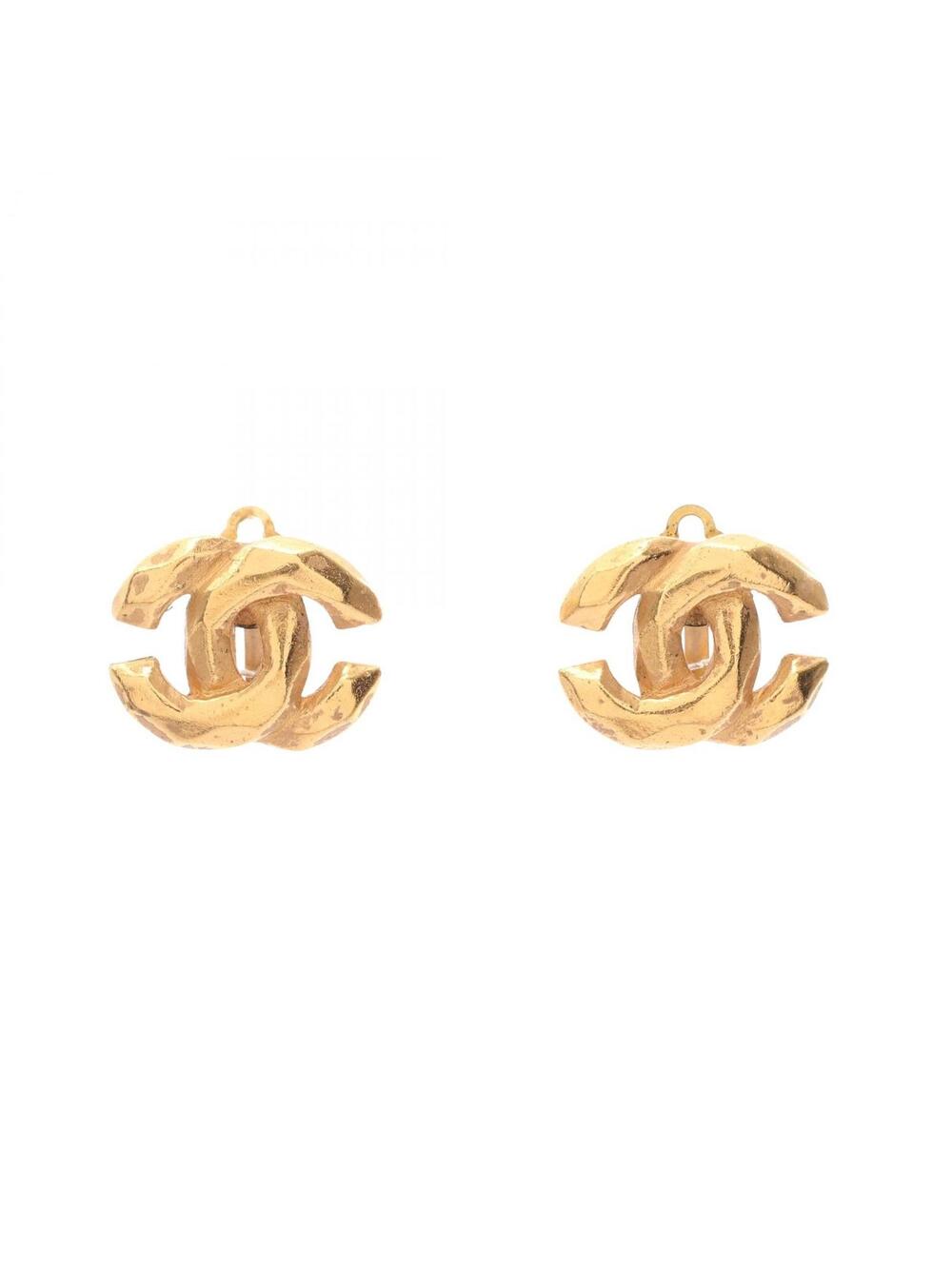 Chanel 99P Coco Mark Earring Gold #281920C44B